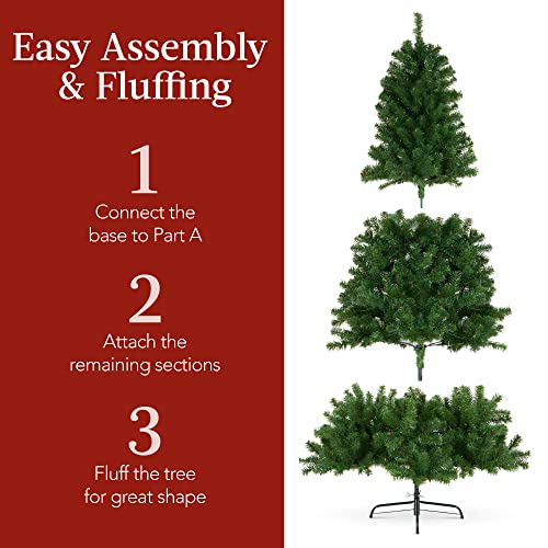 7.5ft Pre-Lit Multicolored LED Christmas Tree