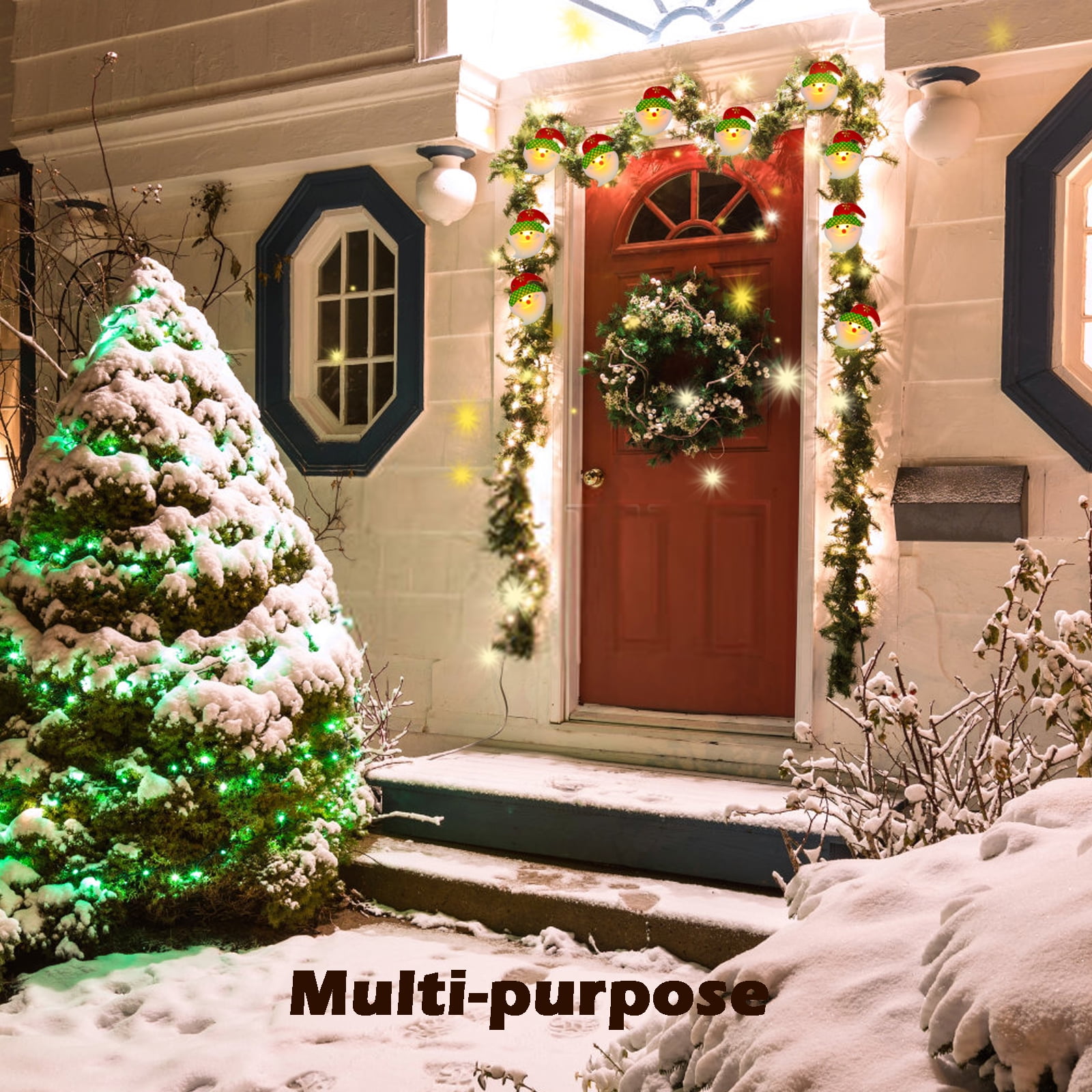 Santa Hat LED Lights for Christmas Tree