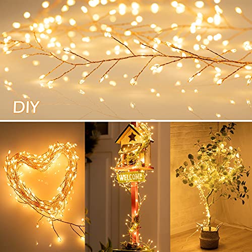 Christmas Cluster Lights, 10ft, 200 LED