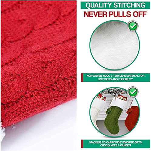 Personalized Set of 3 Christmas Stockings