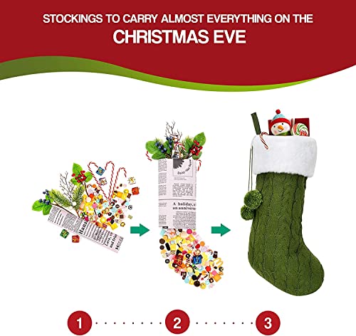 Personalized Set of 3 Christmas Stockings