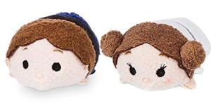 Disney Tsum Tsum Plush Set: Princess Leia & Han Solo