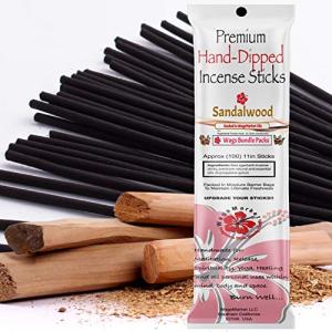WagsMarket Premium Sandalwood Incense Sticks 100-Pack