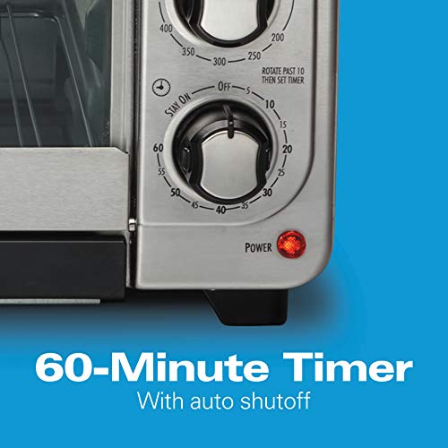 Hamilton Beach 31156 2-in-1 Oven and Toaster, Stainless Steel