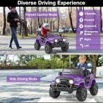 GYMAX Kids 12V Ride On Car with Remote