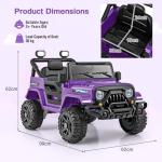 GYMAX Kids 12V Ride On Car with Remote