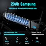 Folding 20'' AWD e-Bike with Dual Motor, LG 16Ah Lithium Battery