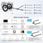 ADDMOTOR Trike Cargo Trailer with Waterproof Bag