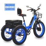 1500W Peak Electric Trike - Foldable 3-Wheel E-Bike