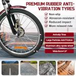 MOOITZ Adult Tricycle with Front Basket, Red