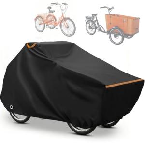 AKEfit Waterproof Cargo Bike Cover for eBikes