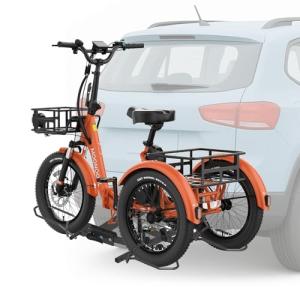 LILYPELLE Heavy-Duty Hitch-Mount Trike Rack