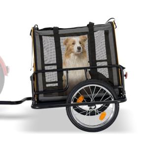 MOONCOOL Foldable Bike Cargo Trailer - 176 lbs Capacity