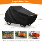 AKEfit Waterproof Cargo Bike Cover - Heavy Duty
