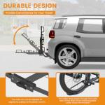 LILYPELLE Heavy-Duty Hitch-Mount Trike Rack