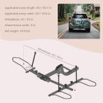 NAIZEA Heavy-Duty Hitch-Mount Trike Rack for eBikes