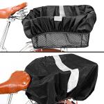 ANZOME Heavy-Duty Rear Bike Basket with Cover