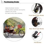 20-Inch 3-Wheel Tricycle for Cargo and Passengers