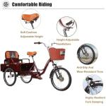 20-Inch 3-Wheel Tricycle for Cargo and Passengers