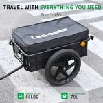LEOGUAR Universal Bike Cargo Trailer with Quick-Release Wheels