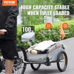 VEVOR Heavy-Duty Bike Cargo Trailer with Waterproof Cover