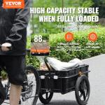 VEVOR Heavy-Duty Bike Cargo Trailer with Hitch
