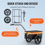 VEVOR Heavy-Duty Bike Cargo Trailer with Hitch
