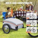 VEVOR Heavy-Duty Bike Cargo Trailer with Waterproof Cover