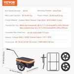 VEVOR Heavy-Duty Bike Cargo Trailer with Hitch