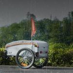 VEVOR Heavy-Duty Bike Cargo Trailer with Waterproof Cover