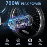 MOONCOOL Electric Tricycle for Adults with Removable Battery