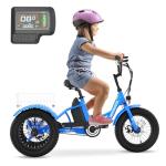MOPHOTO 16" Electric Tricycle for Beginners