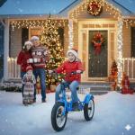 MOPHOTO 16" Electric Tricycle for Beginners