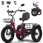 Ontrip 750W Folding Electric Tricycle for Adults