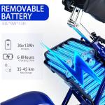 MENGFANMIN 700W Electric Tricycle for Adults