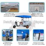 All-Season Electric Cargo Trike Canopy Cover