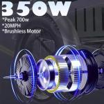 MENGFANMIN 700W Electric Tricycle for Adults