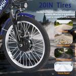 MENGFANMIN 700W Electric Tricycle for Adults