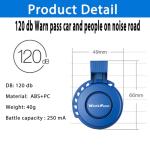 LESOVI 120db Rechargeable eBike Horn with 4 Sounds