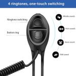 LESOVI 120db Rechargeable eBike Horn with 4 Sounds