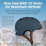 Retrospec Dakota Adult Helmet - Matte Navy