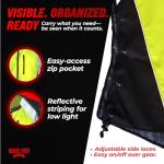 High Visibility Motorcycle Safety Vest for Riders