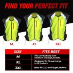 High Visibility Motorcycle Safety Vest for Riders