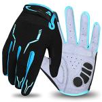 Westwood Fox Full Finger Cycling Gloves - Blue XL