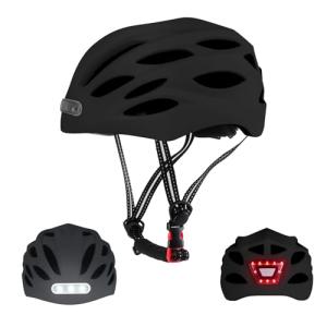 USB Helmet with LED Lights for eBikes and Scooters
