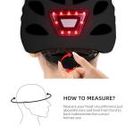 USB Helmet with LED Lights for eBikes and Scooters