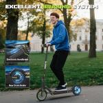 Powerful Folding Electric Scooter with Dual Suspension