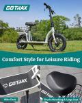 Gotrax Astro Electric Scooter with Comfortable Seat