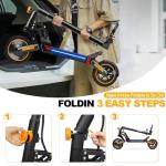 500W Electric Scooter with Off-Road Tires and Suspension