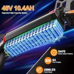 500W Electric Scooter with Off-Road Tires and Suspension